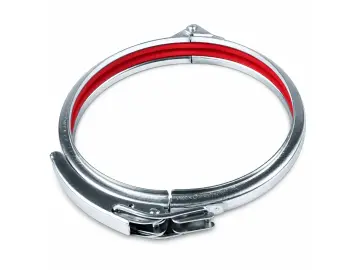 Spannschelle mit Hebelverschluss und Dichtung