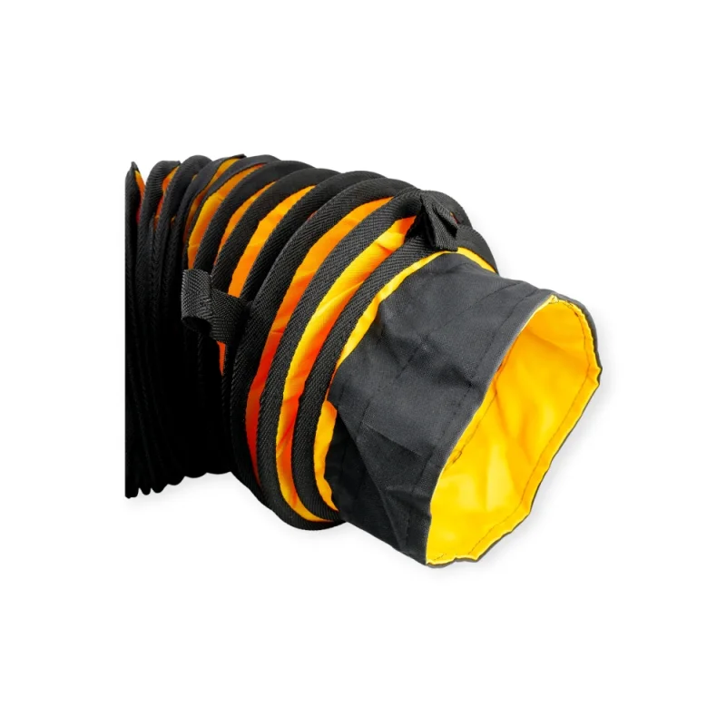 flexibler Warmluftschlauch Air Flex leicht genäht für Heizung Trocknung und Lüftung