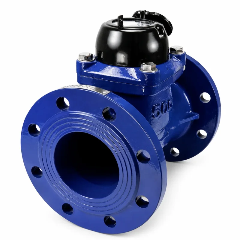 Industrie Wasserzähler Trockenläufer mit DIN-Flansch aus Gusseisen DN50 bis DN150