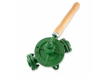 Handpumpe Kurbelpumpe IG/IG aus Gusseisen – grün