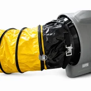 Gelber Lufttransportschlauch Ø 30 cm für Gebläse, Belüftung und Tankservice