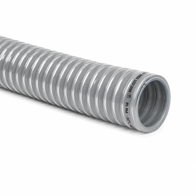 Grauer PVC NBR Saug- und Druckschlauch mit Hart PVC Spirale für Industrie und Landwirtschaft