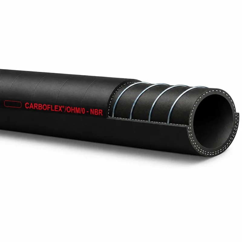 CARBOFLEX OHM Industrieschlauch mit Stahlspirale für Heizöl Diesel und ATEX Anwendungen