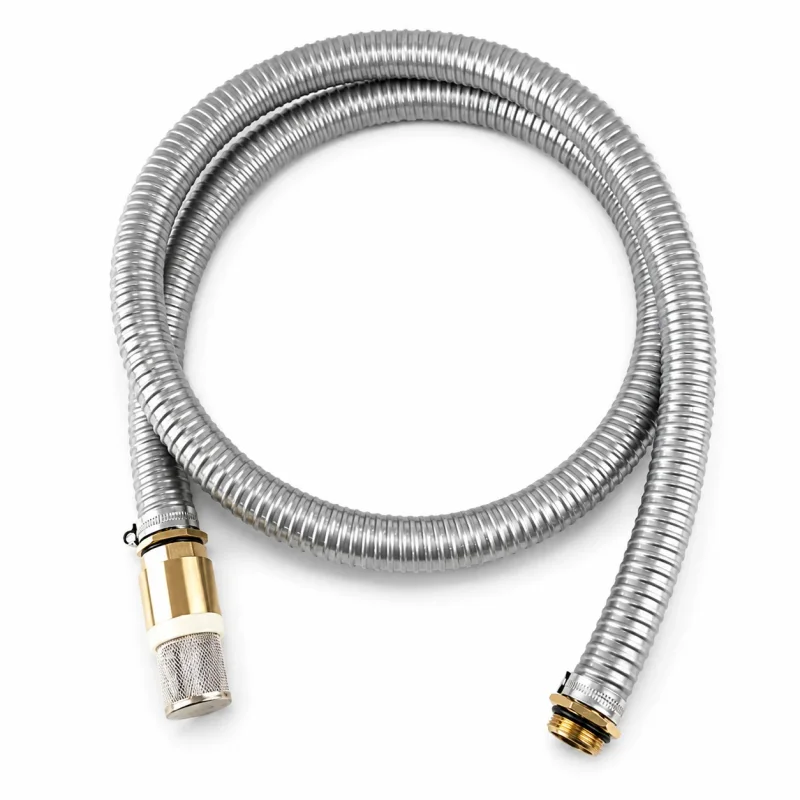 Flexibler Saug- und Druckschlauch 25 mm mit 1 Zoll Außengewinde, Ansaugfilter und Rückschlagventil für Heizöl und Diesel