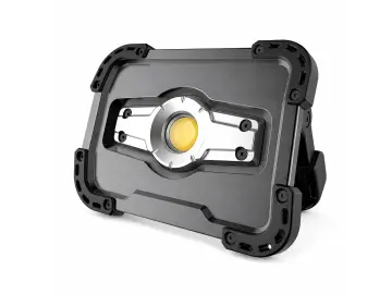 Arbeitslampe LED mit Akku & Tragegriff – Profi Baustrahler