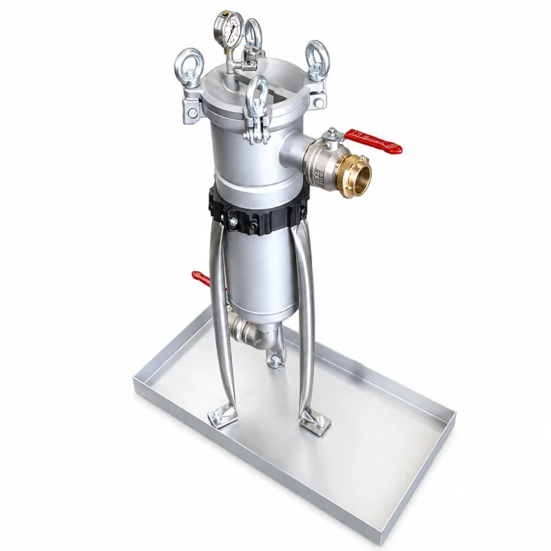 Professionelle Feinfilter-Filteranlage für Heizöl und Diesel zur mobilen Tankreinigung und Rückfüllfiltration