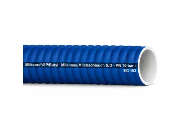 MILKCORD®/SP/BUTYL Lebensmittel Saug- und Druckschlauch flexibel