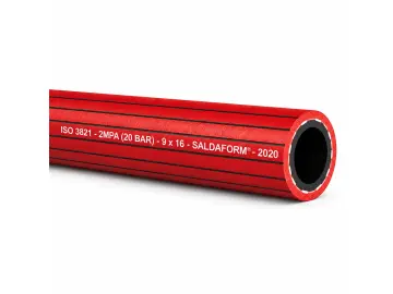 SALDAFORM®/ROT Acetylenschlauch für Autogenschweißen & Schneidtechnik 50m