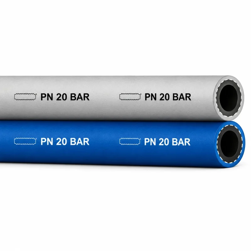 Blau-grauer TWIN HOSE/PVC Zwillings-Steuerungsschlauch für Sandstrahlanlagen und Steuerfunktionen