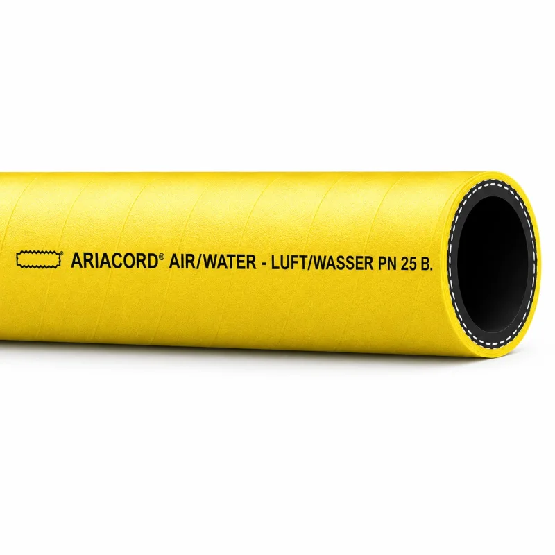 Gelber ARIACORD®/YELLOW Pressluft- und Wasserschlauch für Industrie, Baustellen und Druckluftanlagen