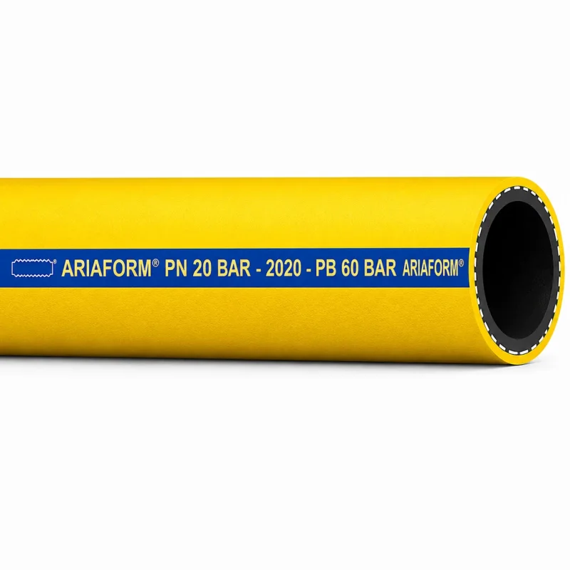 Gelber ARIAFORM®/YELLOW Pressluft- und Wasserschlauch für Baustellen, Industrie und Kompressoren