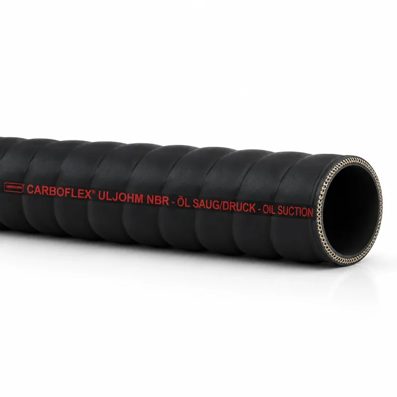 CARBOFLEX®/U.L./OHM antistatischer Öl-Saug- und Druckschlauch für Mineralöle und Kraftstoffe