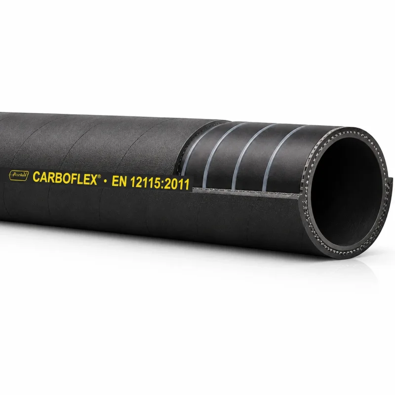 CARBOFLEX®/EN öl- und benzinbeständiger Saug- und Druckschlauch für Tankwagen und Industrie