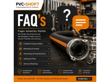FAQ für PVC-Schläuche & Armaturen – Antworten für