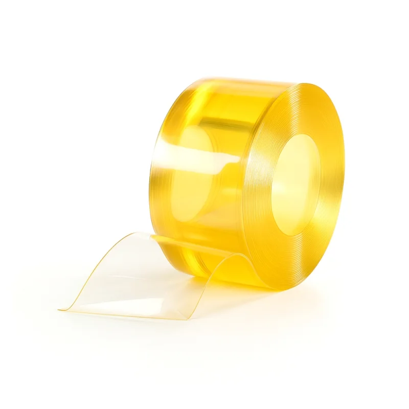 PVC Streifen Lamellen 3x300 mm helltransparent Meterware Industrie