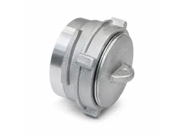 Guillemin Blindkupplung mit Verriegelung und NBR-Dichtung – Aluminium