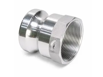 Kamlok Vaterteil Typ A mit Innengewinde – Aluminium
