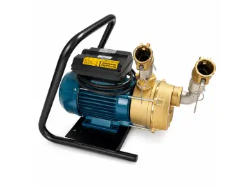 Transferpumpe ENM40 für Heizöl & Diesel – mit Viton-Dichtung, Tragegestell und 2× 1" Kamlokkupplungen
