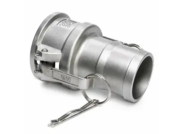 Kamlock Mutterkupplung Typ C mit Schlauchtülle aus Edelstahl 1.4408 – NBR-Dichtung – A-A-59326