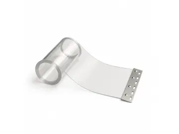 PVC Ersatzstreifen 300 × 3 mm – helltransparent & montagebereit