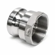 Kamlok Vaterteil Typ A aus Edelstahl 1.4408 mit BSPP-Innengewinde nach DIN EN ISO 228-1