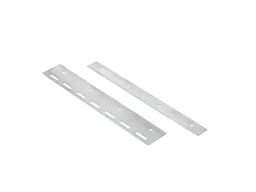 Halteplatte aus Edelstahl für Streifenvorhänge 300mm