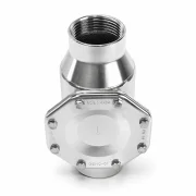 Inline Edelstahl Vorfilter 2 Zoll Innengewinde mit Feinsieb für Heizöl und Dieselanlagen