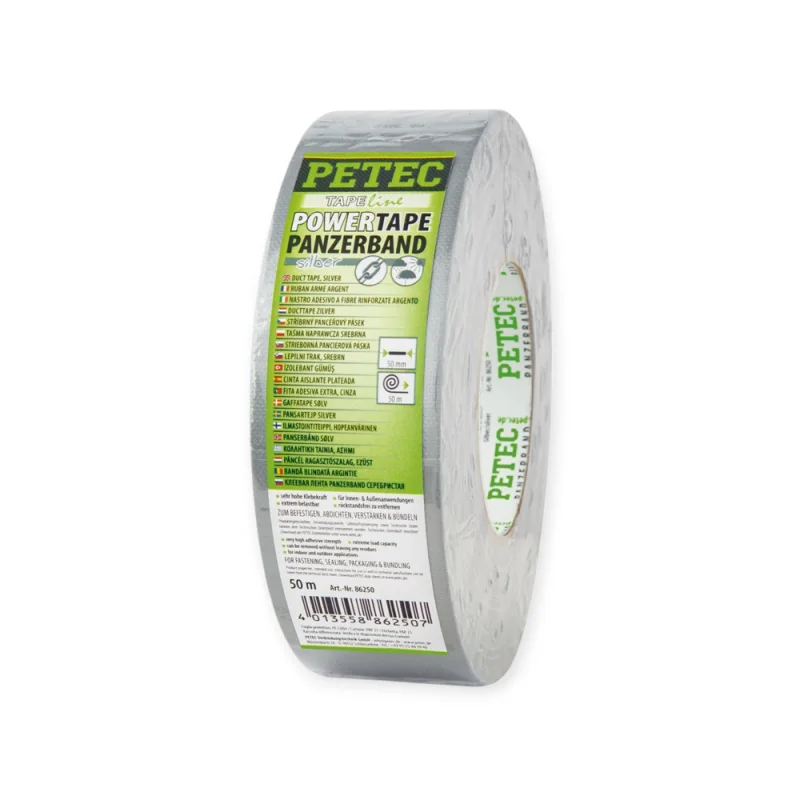 PETEC POWER Tape Panzerband silber 50m