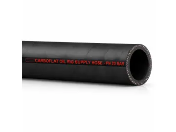 CARBOFLAT Betankungsschlauch – flach aufrollbarer Offshore- & Schiffsschlauch