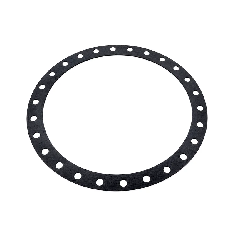 NBR Domdeckeldichtung 500 x 3 mm mit 28-Loch-Bohrung für Heizöltanks und Industrieanlagen