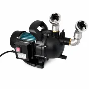Selbstansaugende elektrische Transferpumpe mit zwei Storz-Kupplungen für Wasserförderung, Tanktechnik und industrielle Anwendungen