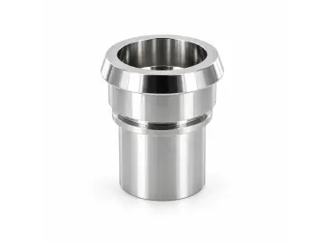 Milchrohr Kegelstutzen DIN 11851 Edelstahl mit glattem Stutzen
