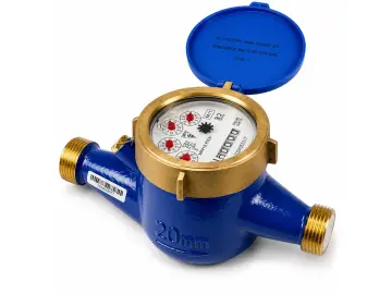 Multijet Wasserzähler Trockenläufer mit Pulsgeber – 3/4" bis 2 1/2" AG