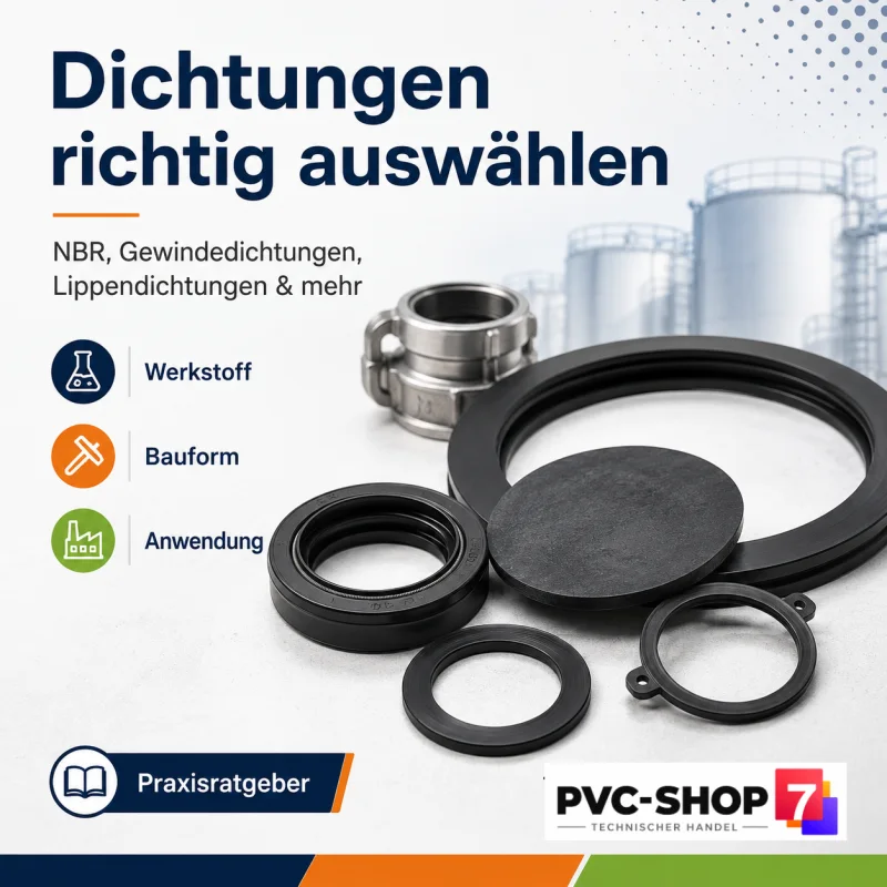 NBR-Dichtungen für Tankwagenkupplungen, Heizöltanks und Pumpenvorfilter