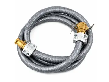 Saug und Druckschlauch 25 x 33 mm mit Kamlockkupplungen 1 Zoll Messing BUNA PVC/NBR