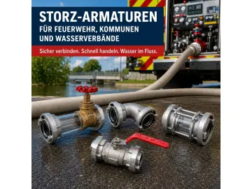 Storz-Armaturen für Feuerwehr, Kommunen und Wasserverbände richtig einsetzen