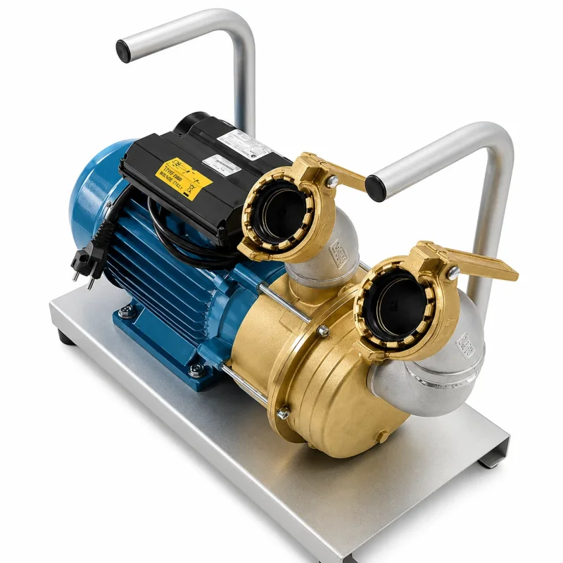 Heizölpumpe Impeller 240 l min selbstansaugend 230V Tankschutz Pumpe mit MK50 Kupplung