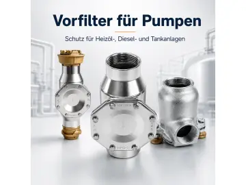 Vorfilter für Pumpen – zuverlässiger Schutz bei Heizöl, Diesel und Tankanlagen