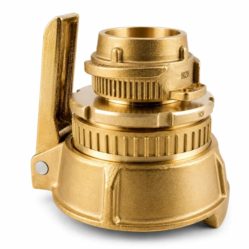Tankwagenkupplung Adapter MK80 3 Zoll auf VK50 2 Zoll Messing Übergangsstück Heizöl Diesel