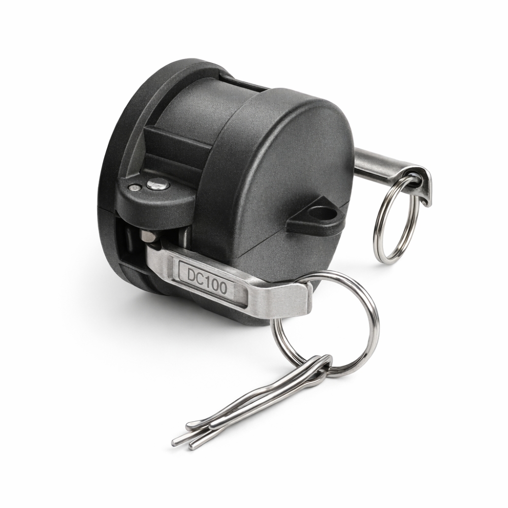 Bild 1 von Kamlok Mutterteil-Kappe Typ-DC schwarz PP  / (Größe) 1 1/2