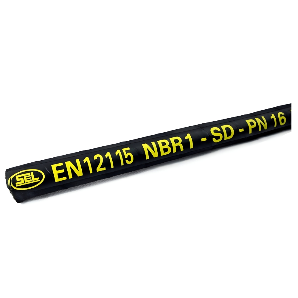 Bild 1 von Saug- & Druckschlauch EN12115 NBR SEL Heizöl Diesel  / (Schlauchgröße: Innen x Aussen) 38x51 mm