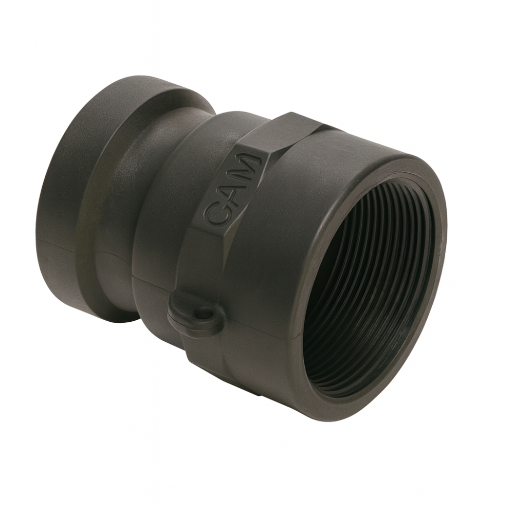 Bild 1 von Kamlok Vaterkupplung Typ-A PP schwarz mit IG  / (Größe) 2