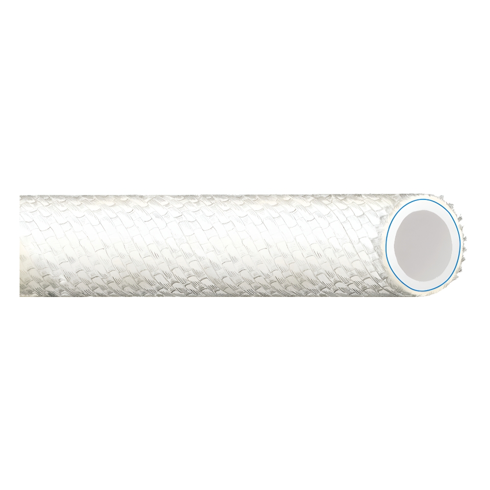 Bild 1 von Wasserschlauch mit Glasfasermatel weiß 40m  / (Schlauchgröße: Innen x Aussen) 42 x 60 mm
